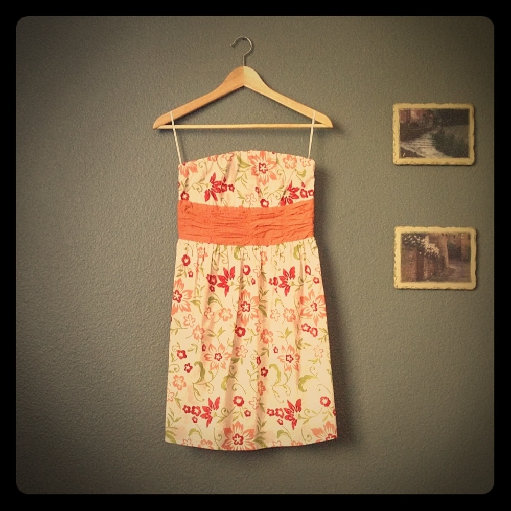 Styles, Orange Sash Tube Dress